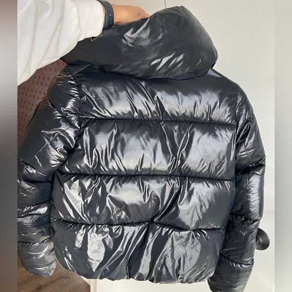 Save the Duck cropped puffer jacket in midnight (dark navy) size XXS - Picture 4 of 4